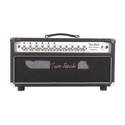 Two Rock Silver Sterling Signature 100W Head Silver Anodize Chasis w/Black Tolex & Silver Knobs Amps / Guitar Heads