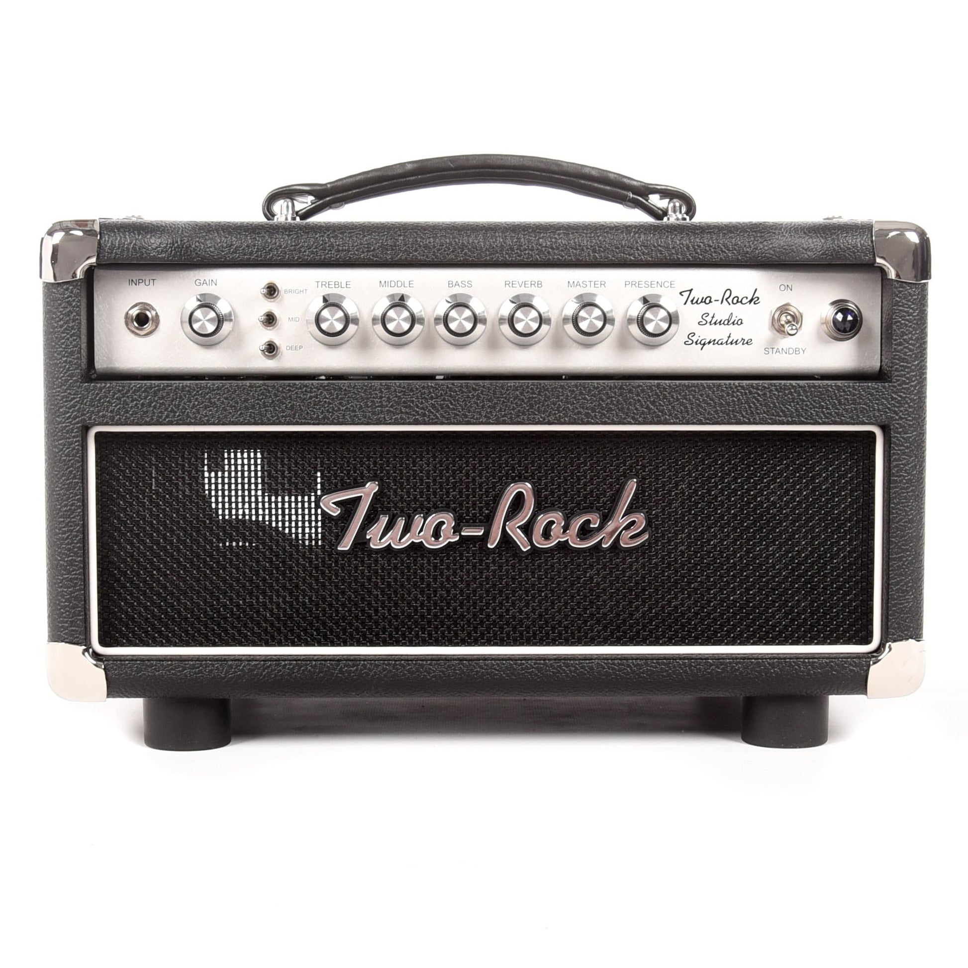 Two Rock Studio Signature 35W Head Silver Anodize Chasis w/Black Bronco Tolex & Silver Knobs Amps / Guitar Heads