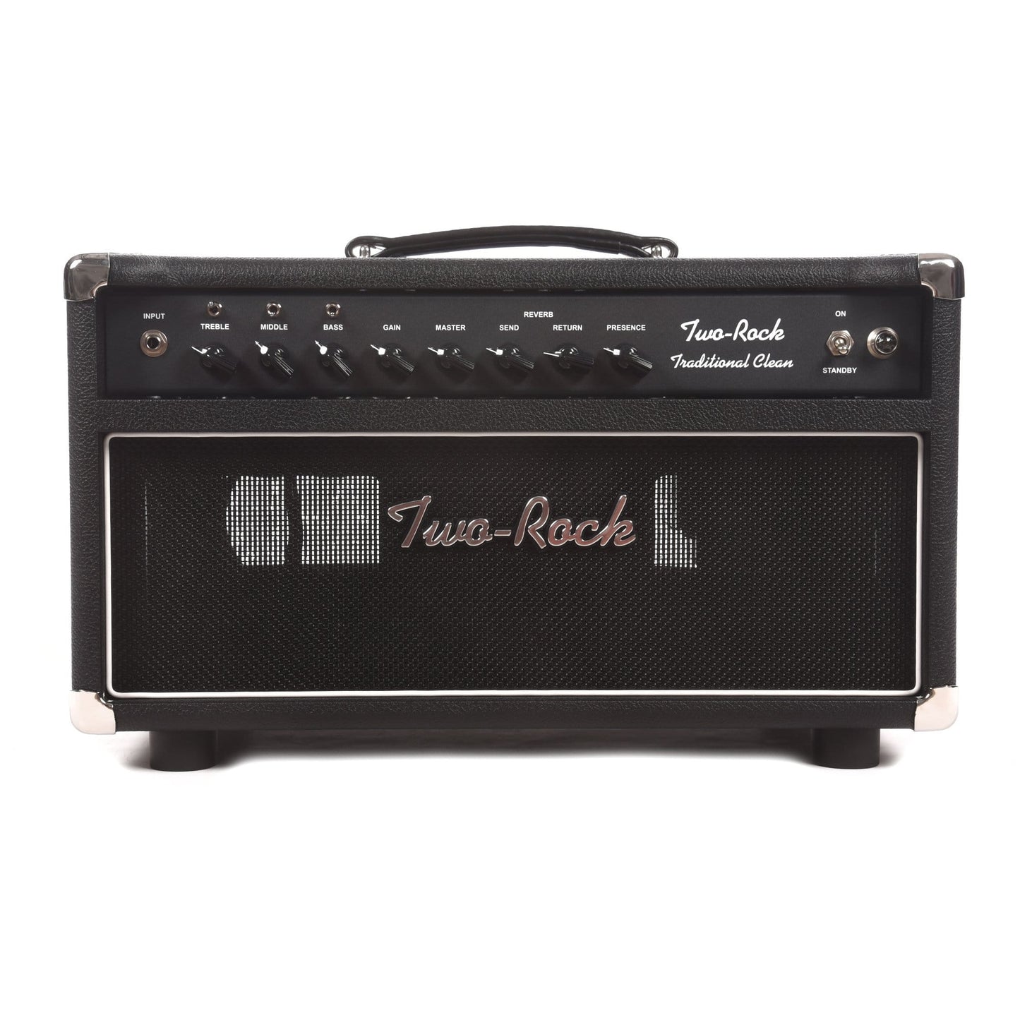 Two Rock Traditional Clean 100/50W Head w/Black Bronco Tolex & Black Matrix Grill Cloth Amps / Guitar Heads