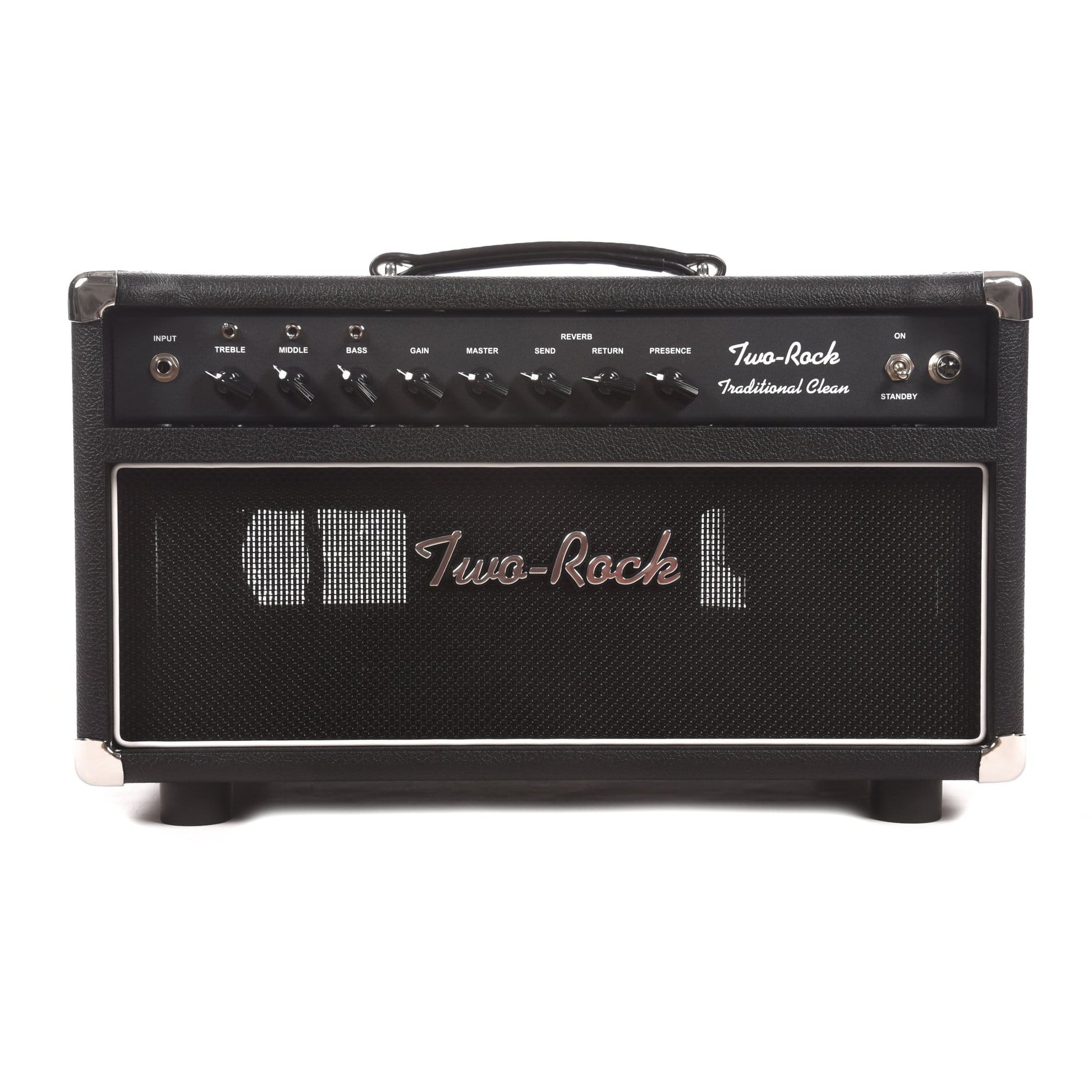 Two Rock Traditional Clean 100/50W Head w/Black Bronco Tolex & Black Matrix Grill Cloth Amps / Guitar Heads