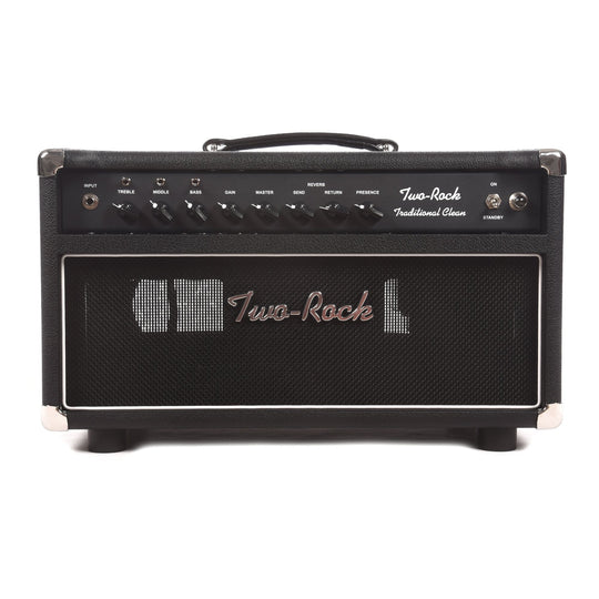 Two Rock Traditional Clean 100/50W Head w/Black Bronco Tolex & Black Matrix Grill Cloth Amps / Guitar Heads