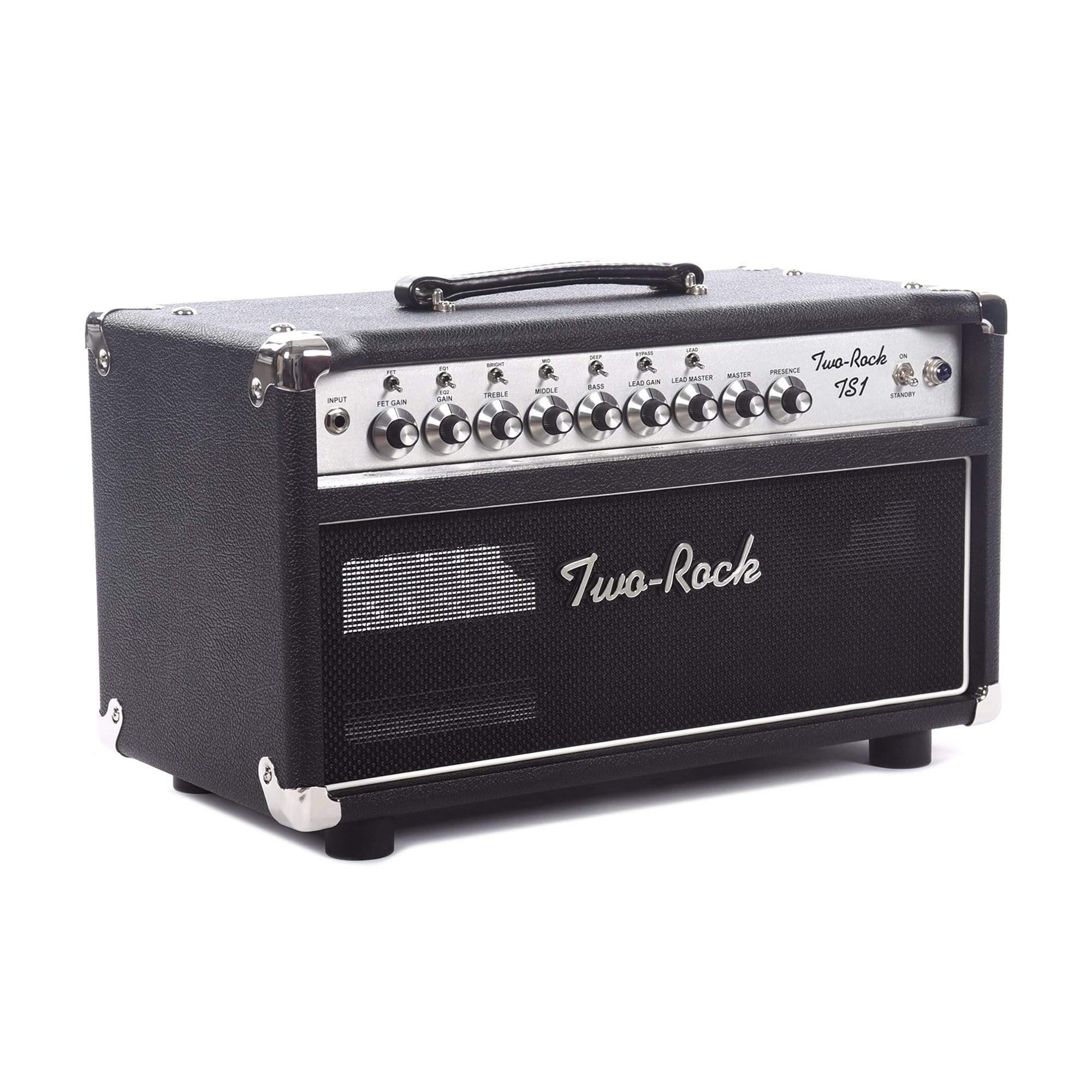 Two Rock TS1 100w Head Silver Anodize Chasis Black Bronco Tolex w/Silver Skirted Knobs Amps / Guitar Heads