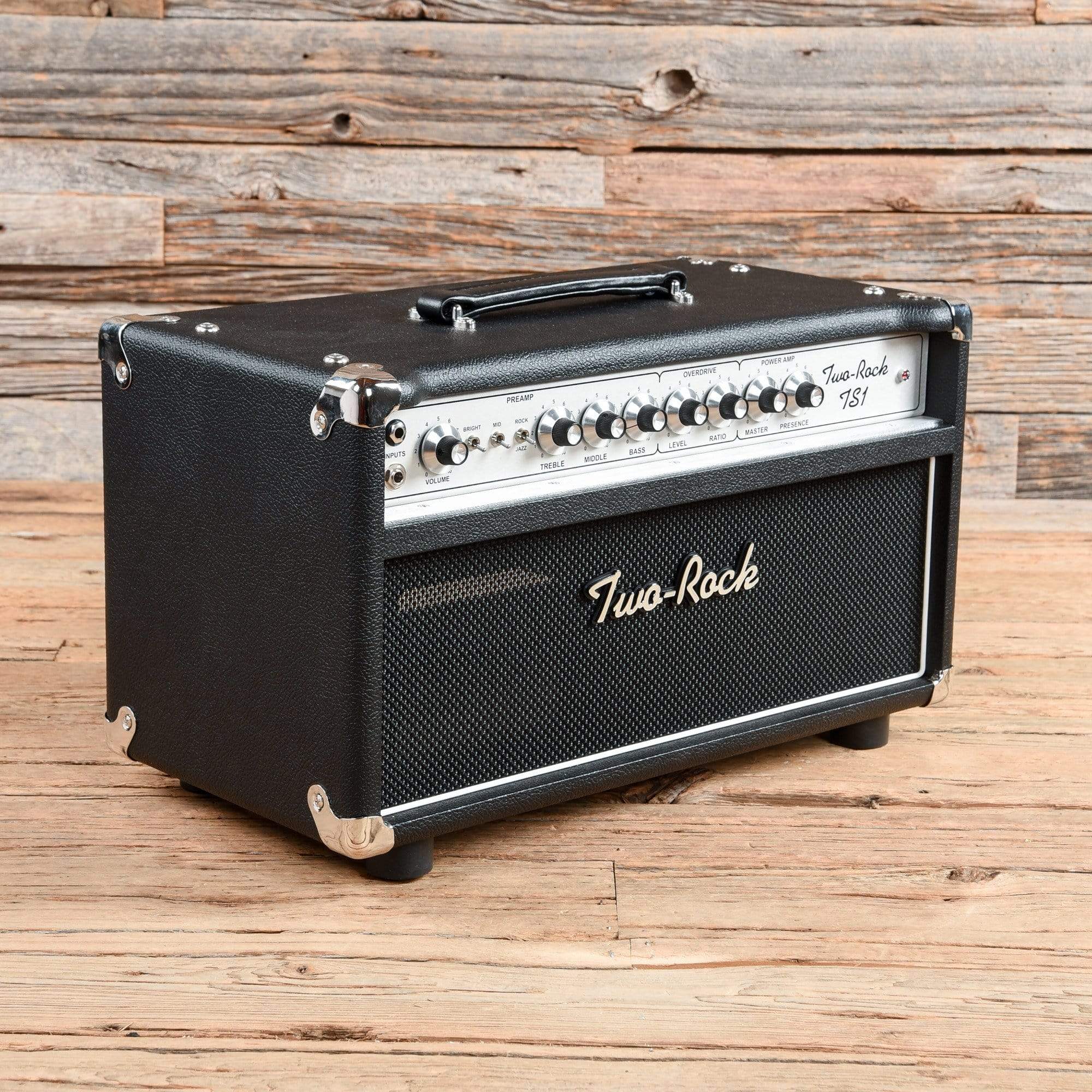 Two Rock TS1 100W Head Silver Anodized Chasis Black Bronco Tolex w/Silver Skirted Knobs Amps / Guitar Heads