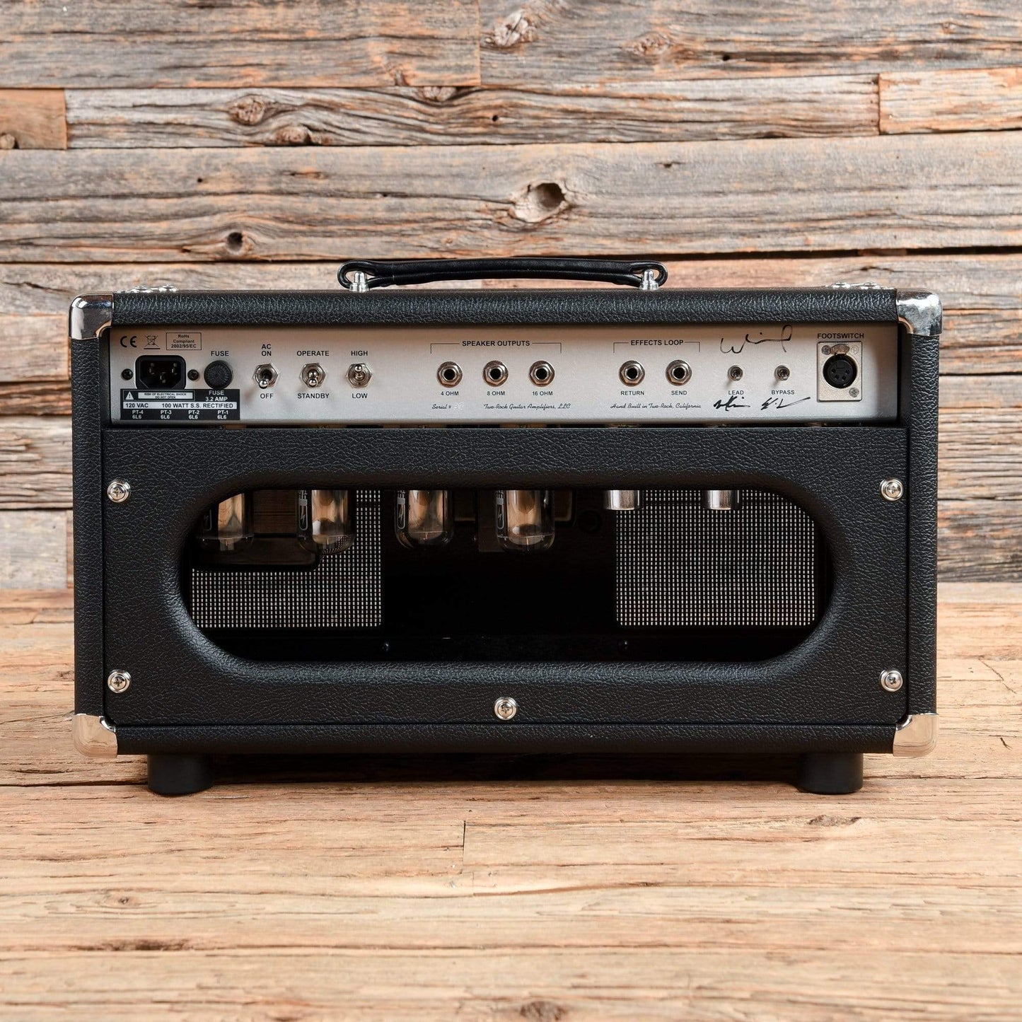 Two Rock TS1 100W Head Silver Anodized Chasis Black Bronco Tolex w/Silver Skirted Knobs Amps / Guitar Heads