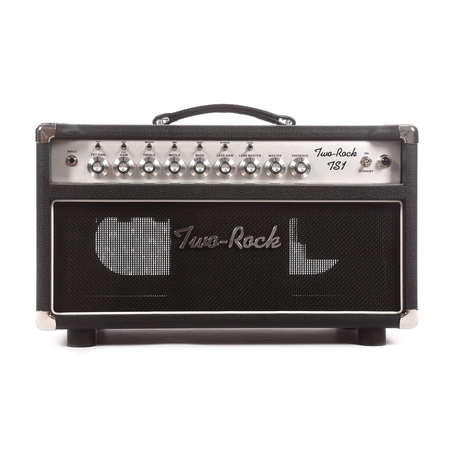Two Rock TS1 50W Head Silver Anodize Chasis Black Bronco Tolex w/Silver Skirted Knobs Amps / Guitar Heads