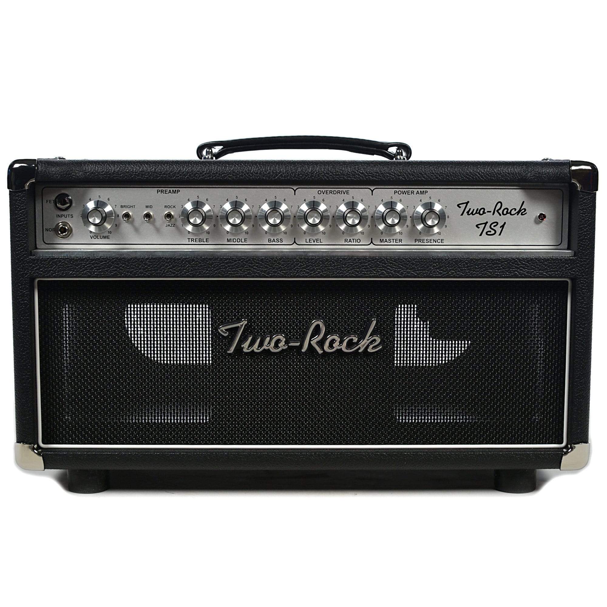 Two Rock TS1 50W Head Silver Anodize w/Silver Skirted Knobs