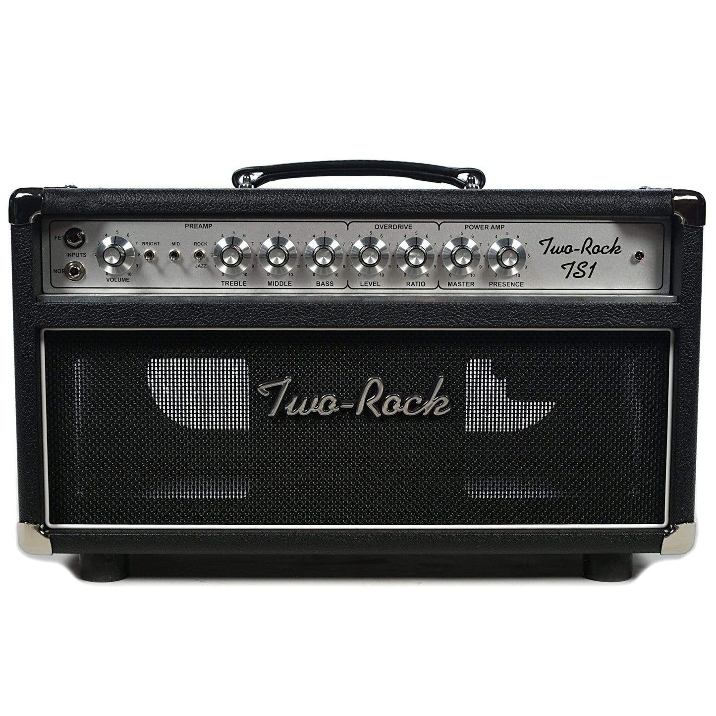 Two Rock TS1 50W Head Silver Anodize w/Silver Skirted Knobs