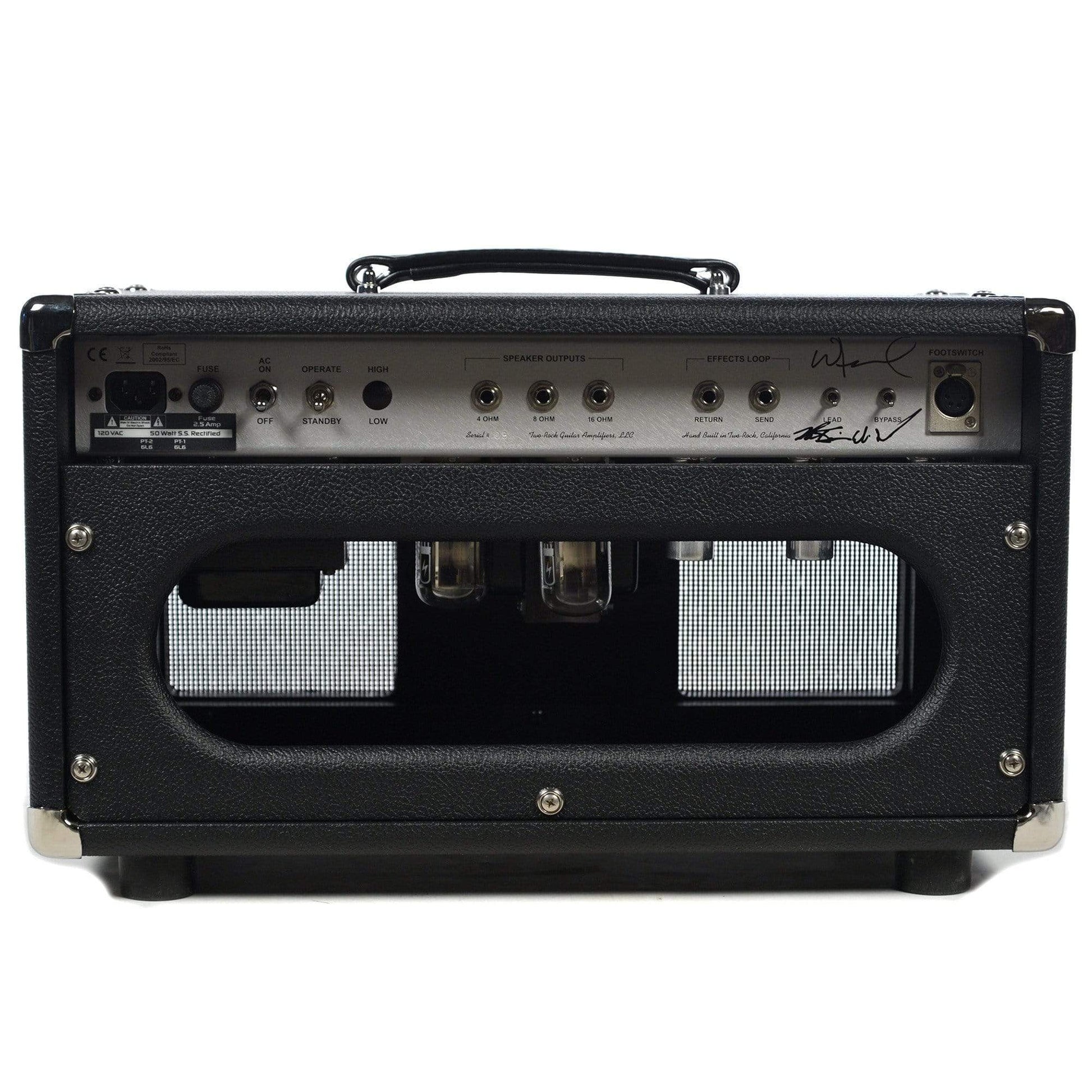 Two Rock TS1 50W Head Silver Anodize w/Silver Skirted Knobs