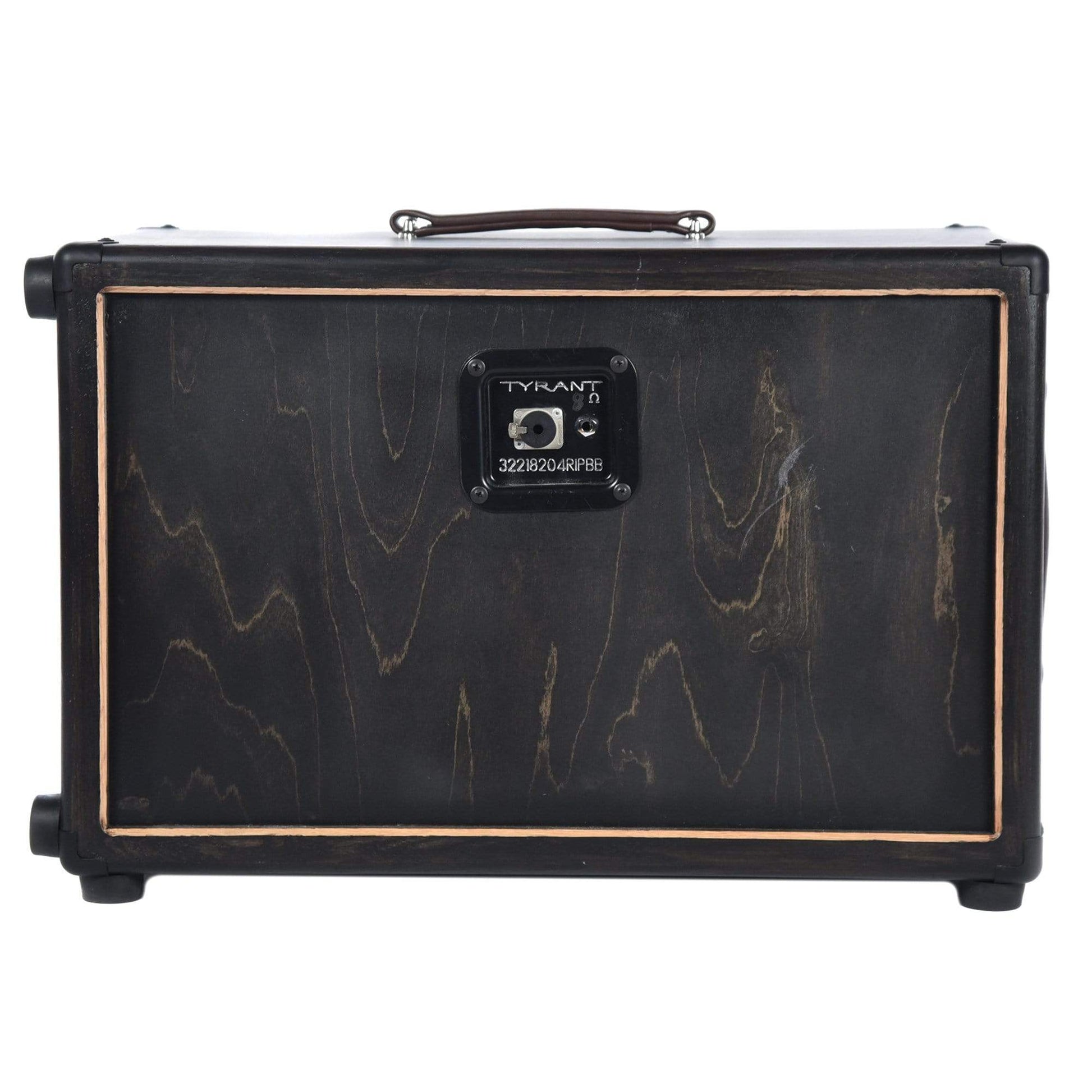 Tyrant Tone 1x12 Dual Ported Bass Cab Ebony w/Black & Silver Grill Amps / Bass Cabinets