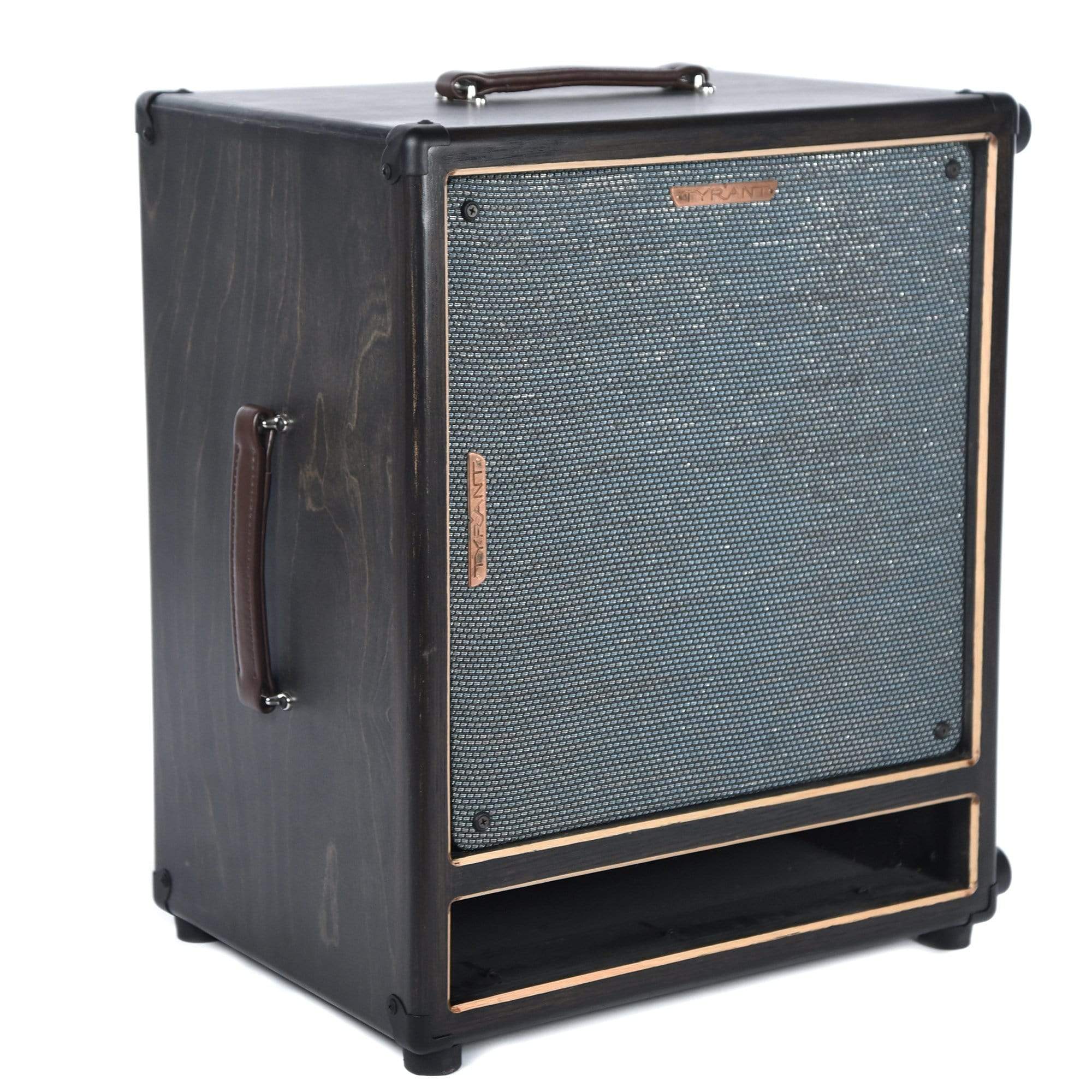 Tyrant Tone 1x15 Single Ported Bass Cab Ebony w/Saphire Grill Amps / Bass Cabinets