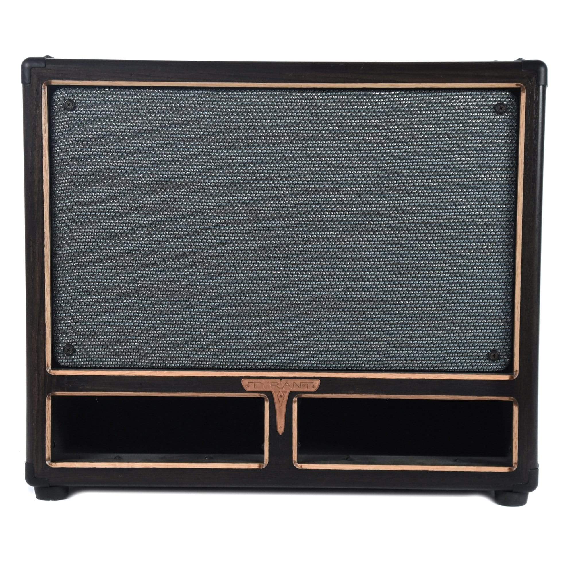 Tyrant Tone 2x10 Dual Ported Bass Cab Ebony w/Saphire Grill Amps / Bass Cabinets