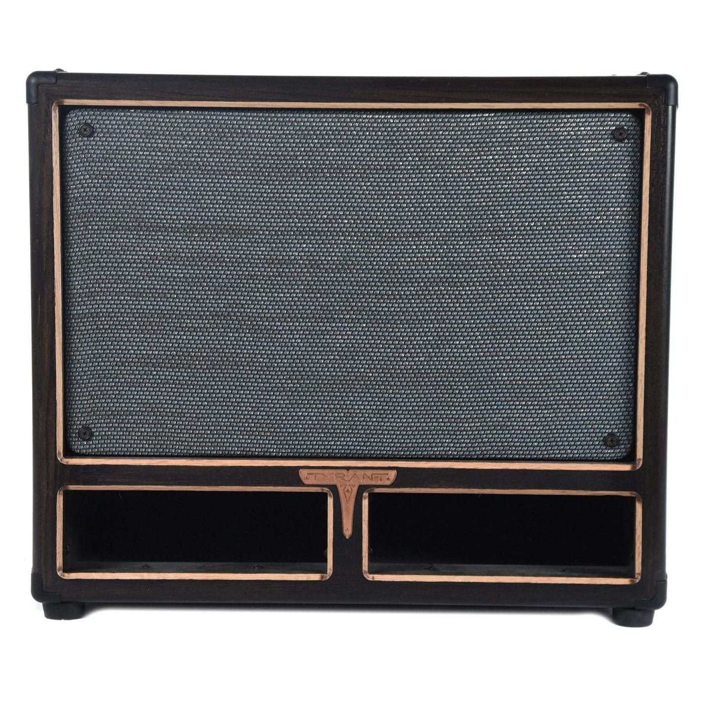 Tyrant Tone 2x10 Dual Ported Bass Cab Ebony w/Saphire Grill Amps / Bass Cabinets