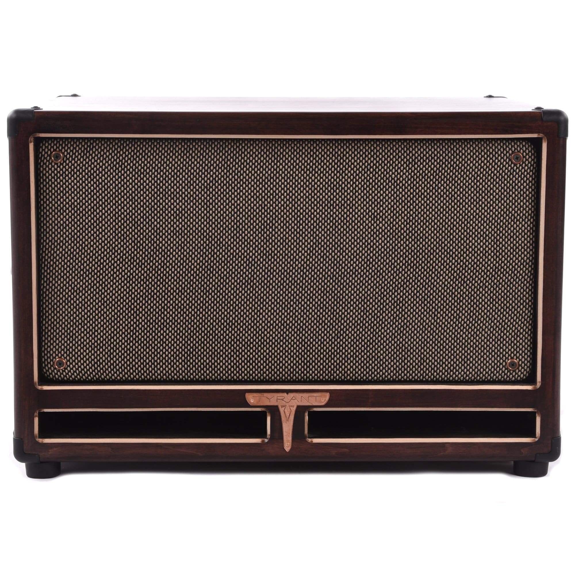 Tyrant Tone 2x10 Neo Bass Cabinet American Walnut Salt & Pepper Grill 1000W 8ohm w/Eminence Deltalite II Speakers Amps / Bass Cabinets