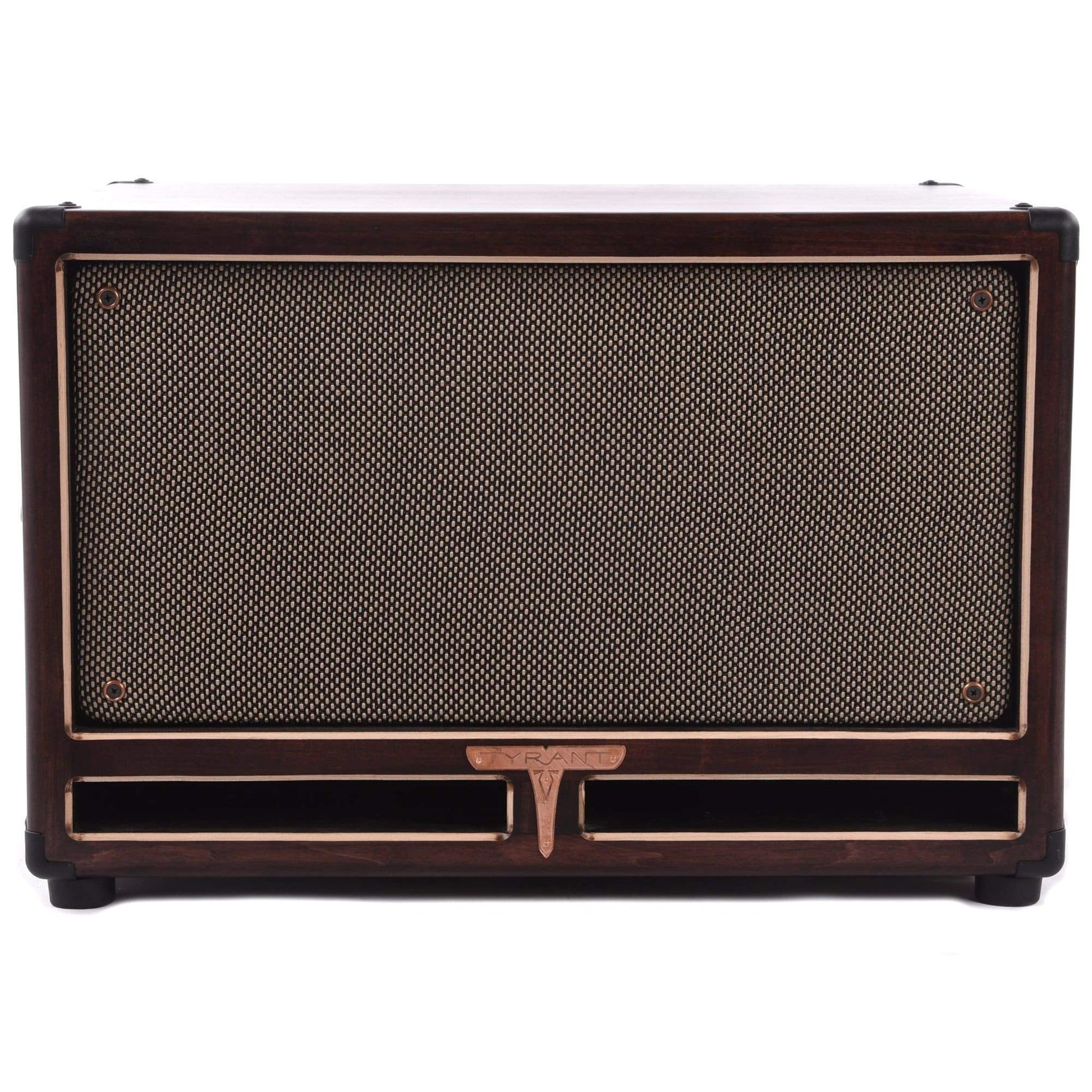 Tyrant Tone 2x10 Neo Bass Cabinet American Walnut Salt & Pepper Grill 1000W 8ohm w/Eminence Deltalite II Speakers Amps / Bass Cabinets