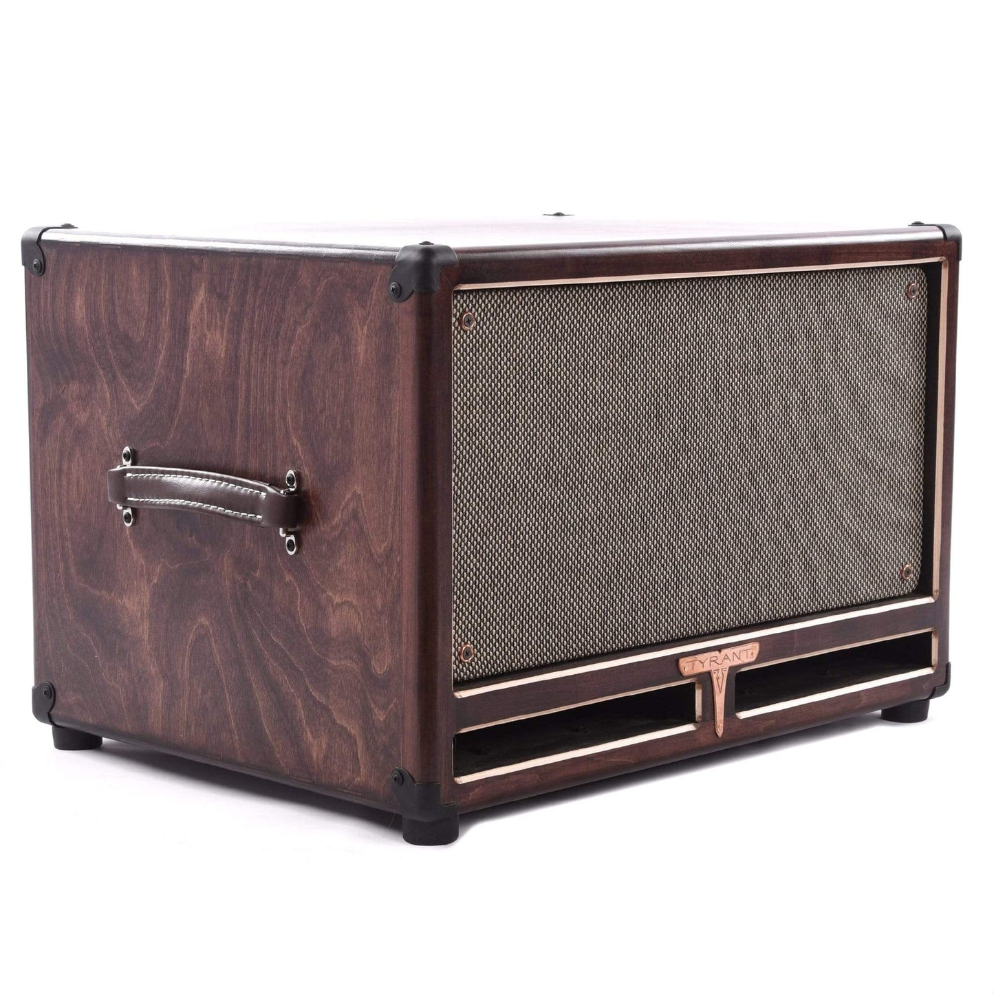 Tyrant Tone 2x10 Neo Bass Cabinet American Walnut Salt & Pepper Grill 1000W 8ohm w/Eminence Deltalite II Speakers Amps / Bass Cabinets