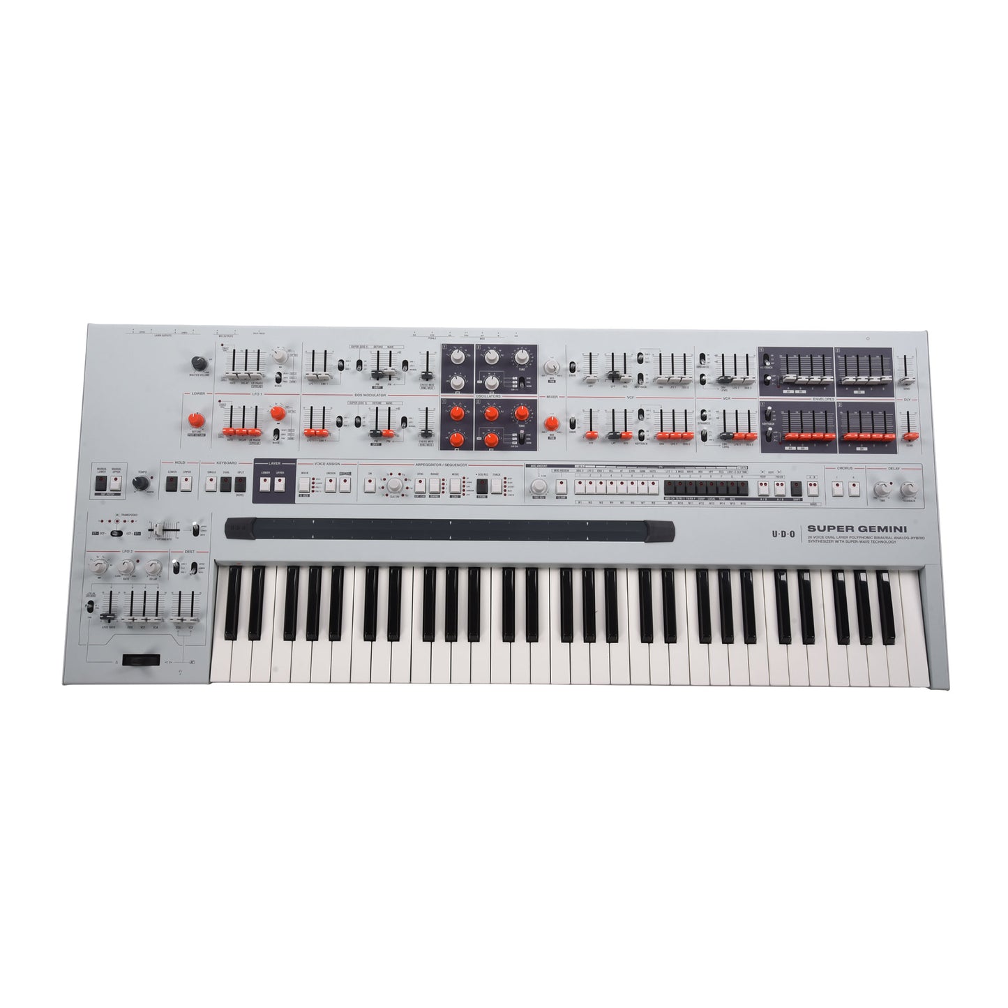 UDO Super Gemini Polyphonic Bi-timbral Analog-Hybrid Synthesizer Keyboards and Synths / Synths / Analog Synths