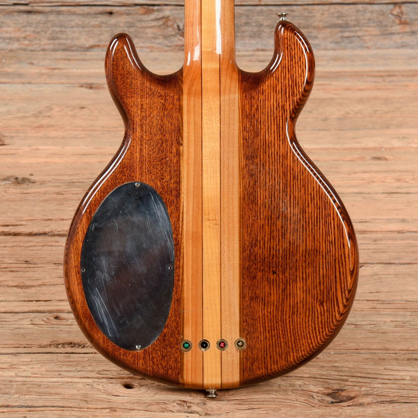 Unbranded Active 4-String Bass Natural 1970s Bass Guitars / 4-String