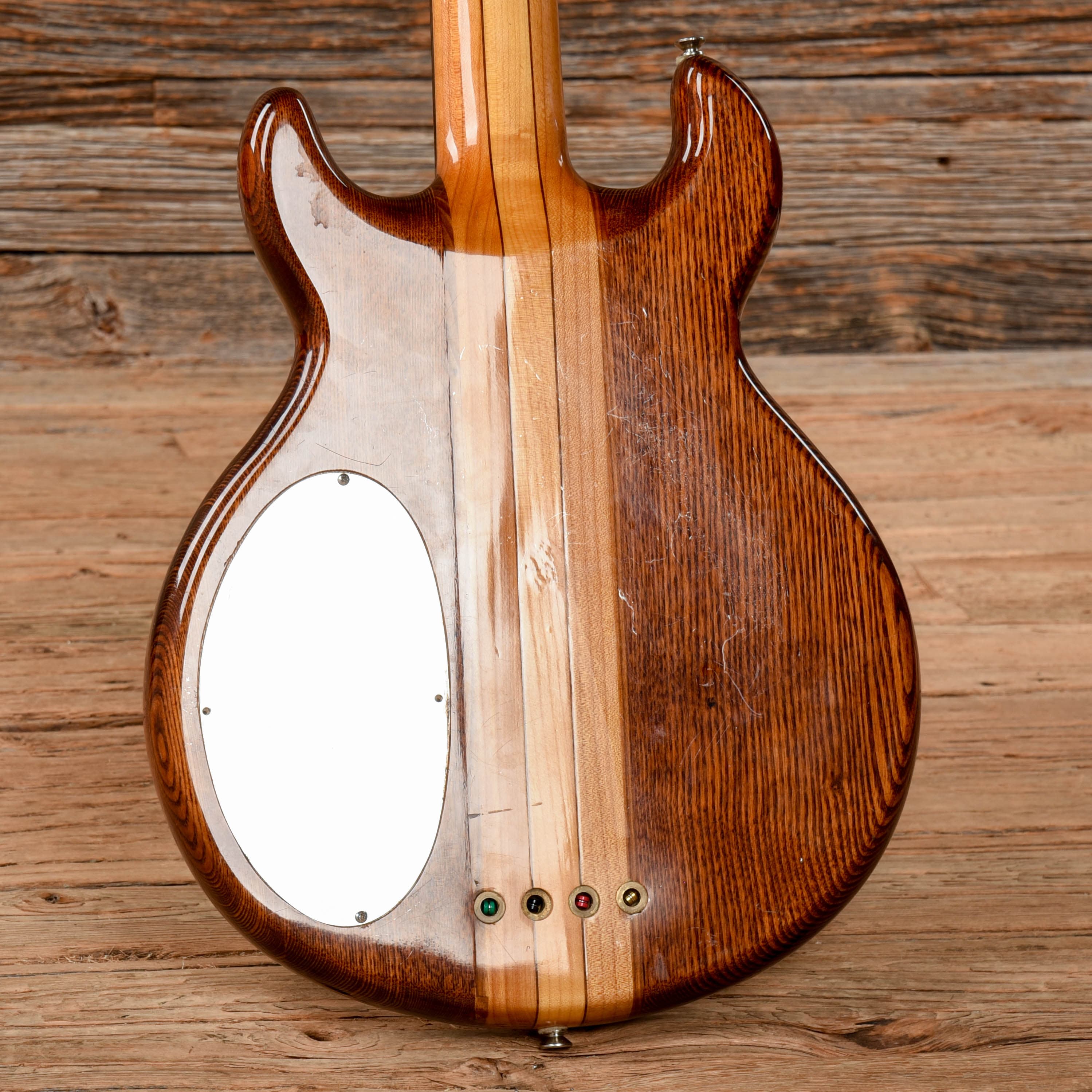 Unbranded Active 4-String Bass Natural 1970s Bass Guitars / 4-String