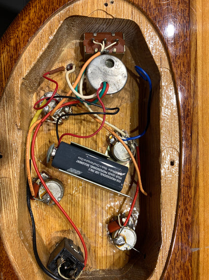 Unbranded Active 4-String Bass Natural 1970s Bass Guitars / 4-String