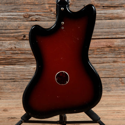 Unbranded Silhouette Red Burst 1960s Electric Guitars / Solid Body