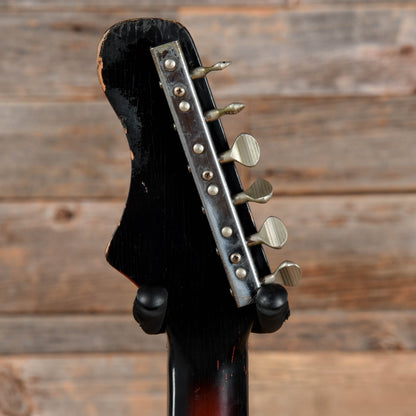 Unbranded Silhouette Red Burst 1960s Electric Guitars / Solid Body