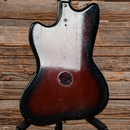 Unbranded Silhouette Red Burst 1960s Electric Guitars / Solid Body