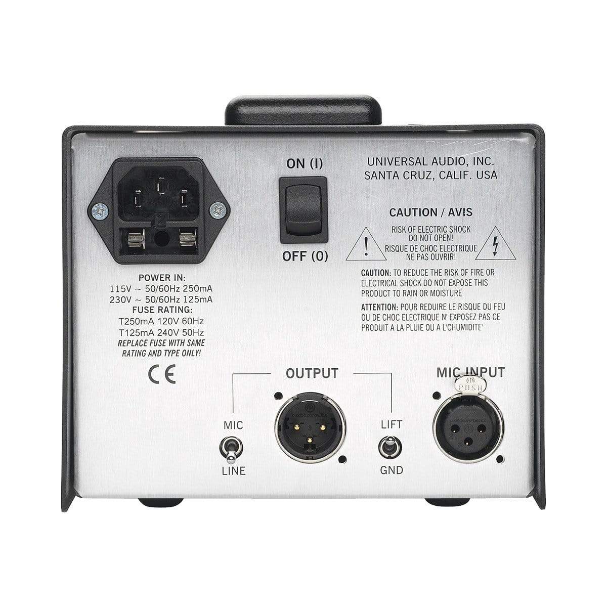 Universal Audio Solo/610 Classic Tube Single Channel Mic Pre/DI ...