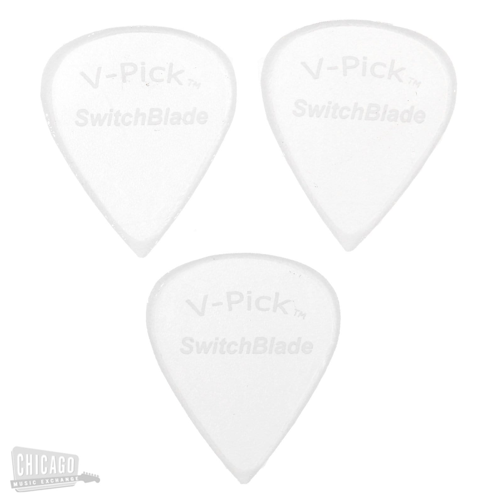 V-Pick Guitar Picks SwitchBlade Ghost Rim 1.5mm (3) Accessories / Picks
