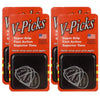 V-Pick SwitchBlade Ghost Rim 1.5mm Picks 4 Pack (12) Bundle Accessories / Picks