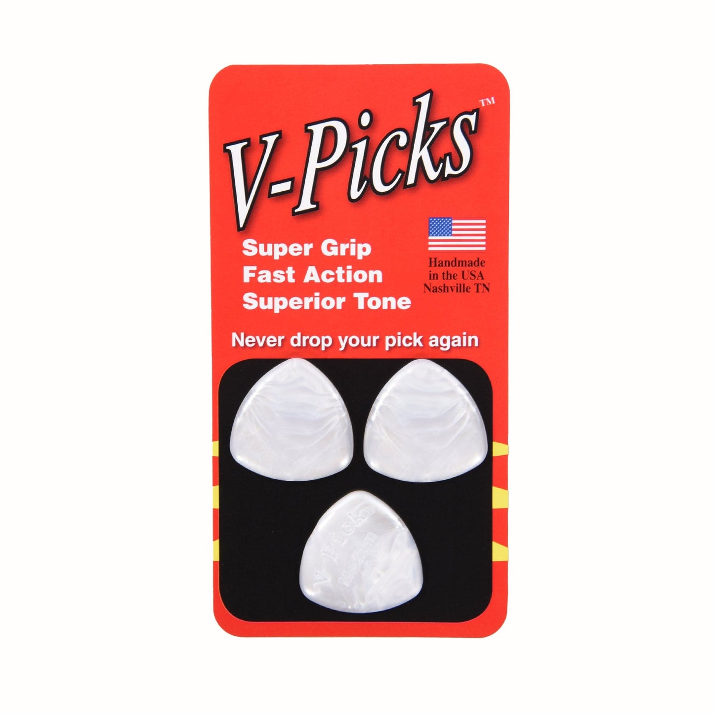 V-Picks Tradition Guitar Pick Sapphire Blue (3) Accessories / Picks