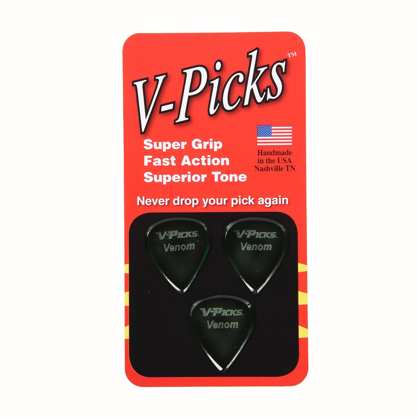 V-Picks Tradition Guitar Pick Sapphire Blue (3) Accessories / Picks