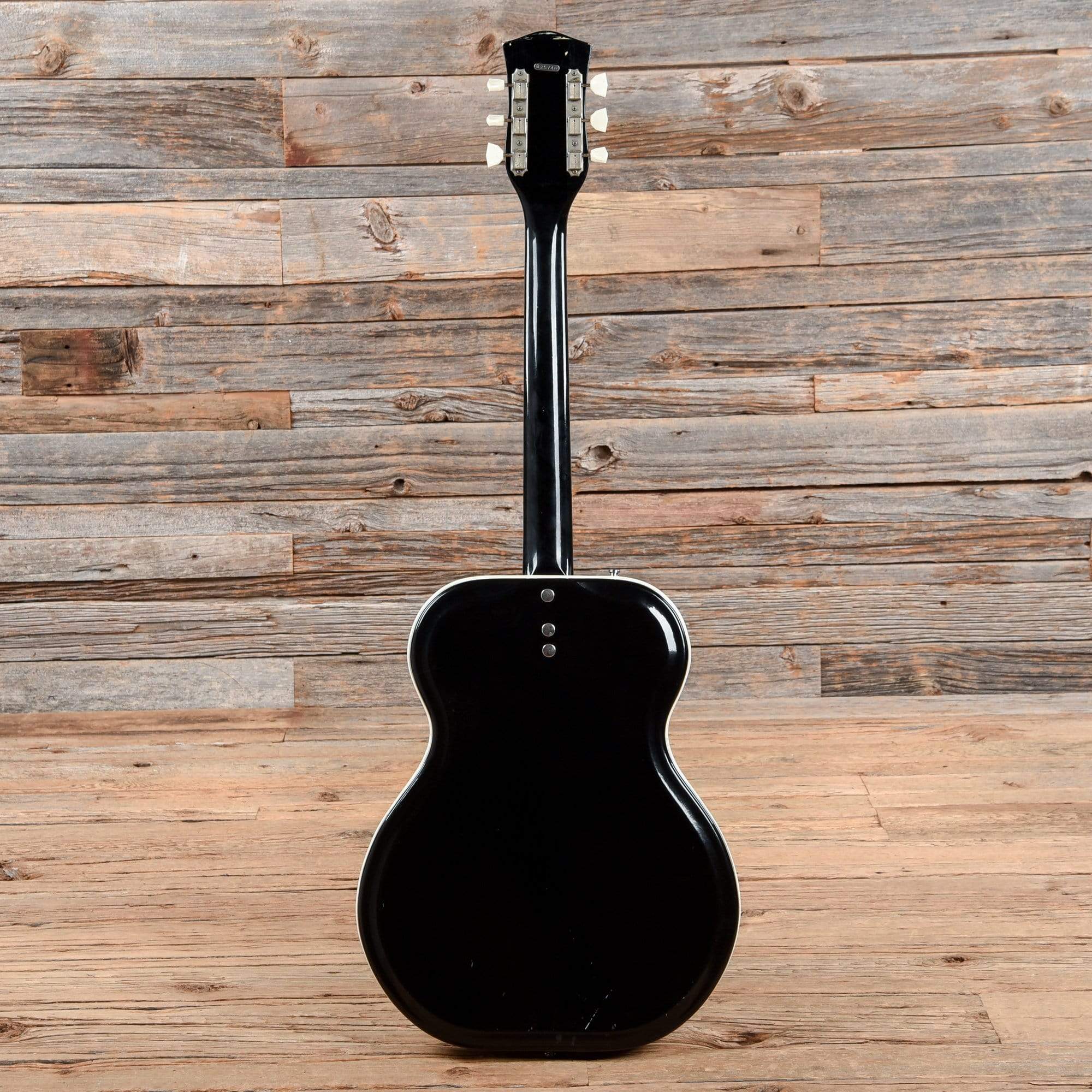 Valco Folkstar Black 1964 Electric Guitars / Semi-Hollow