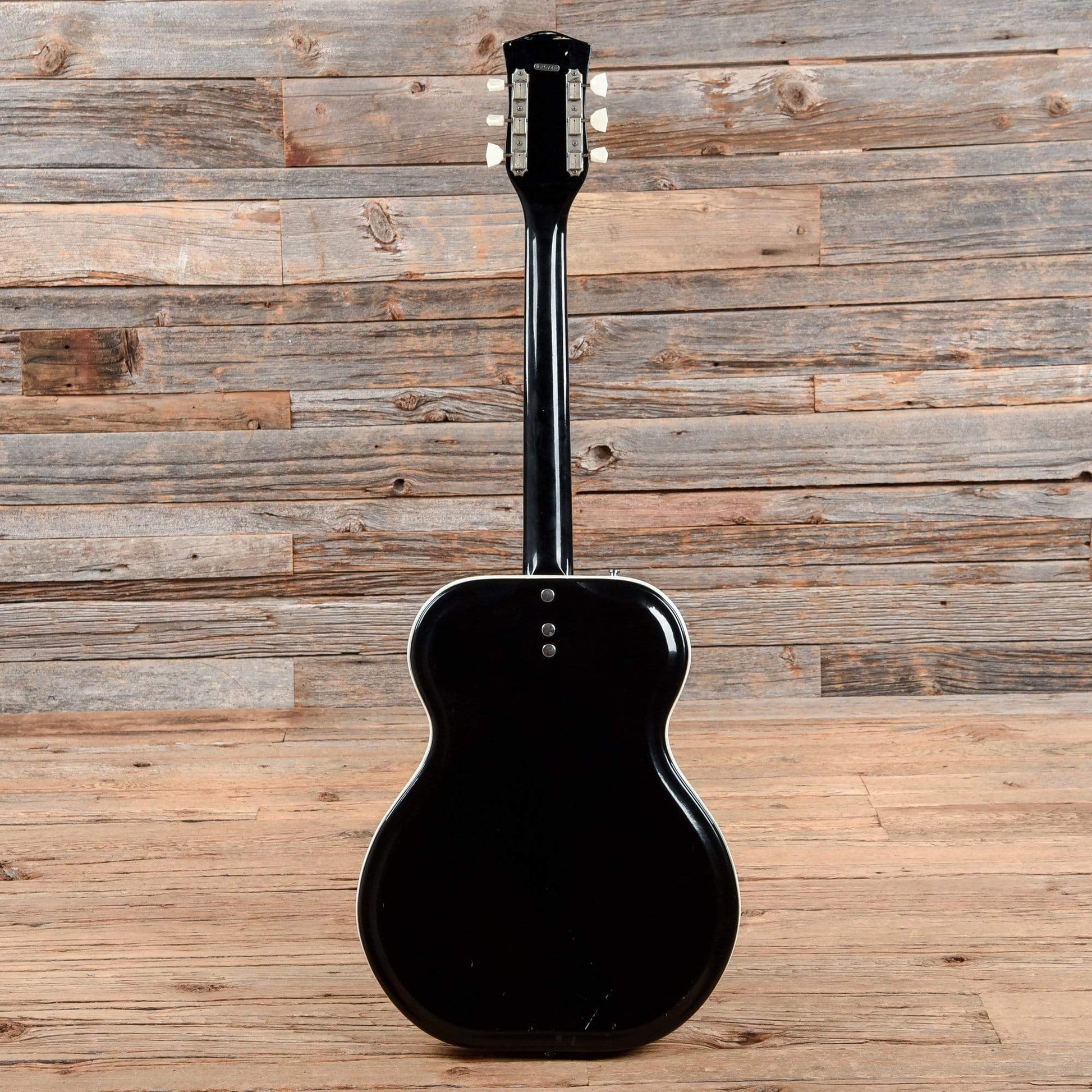Valco Folkstar Black 1964 Electric Guitars / Semi-Hollow