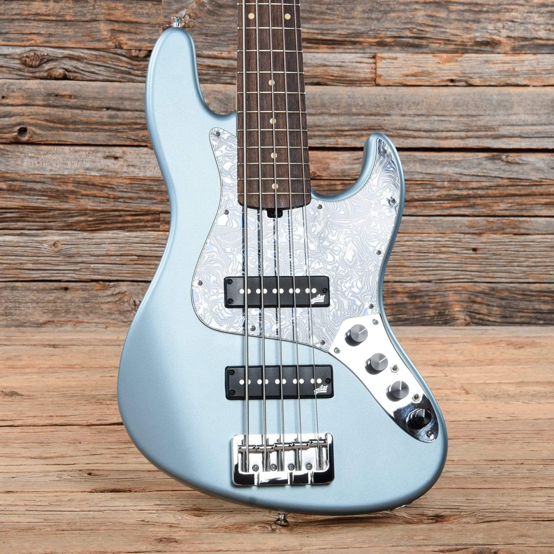 Valenti V21-J5 Blue Satin 2019 Bass Guitars / 5-String or More