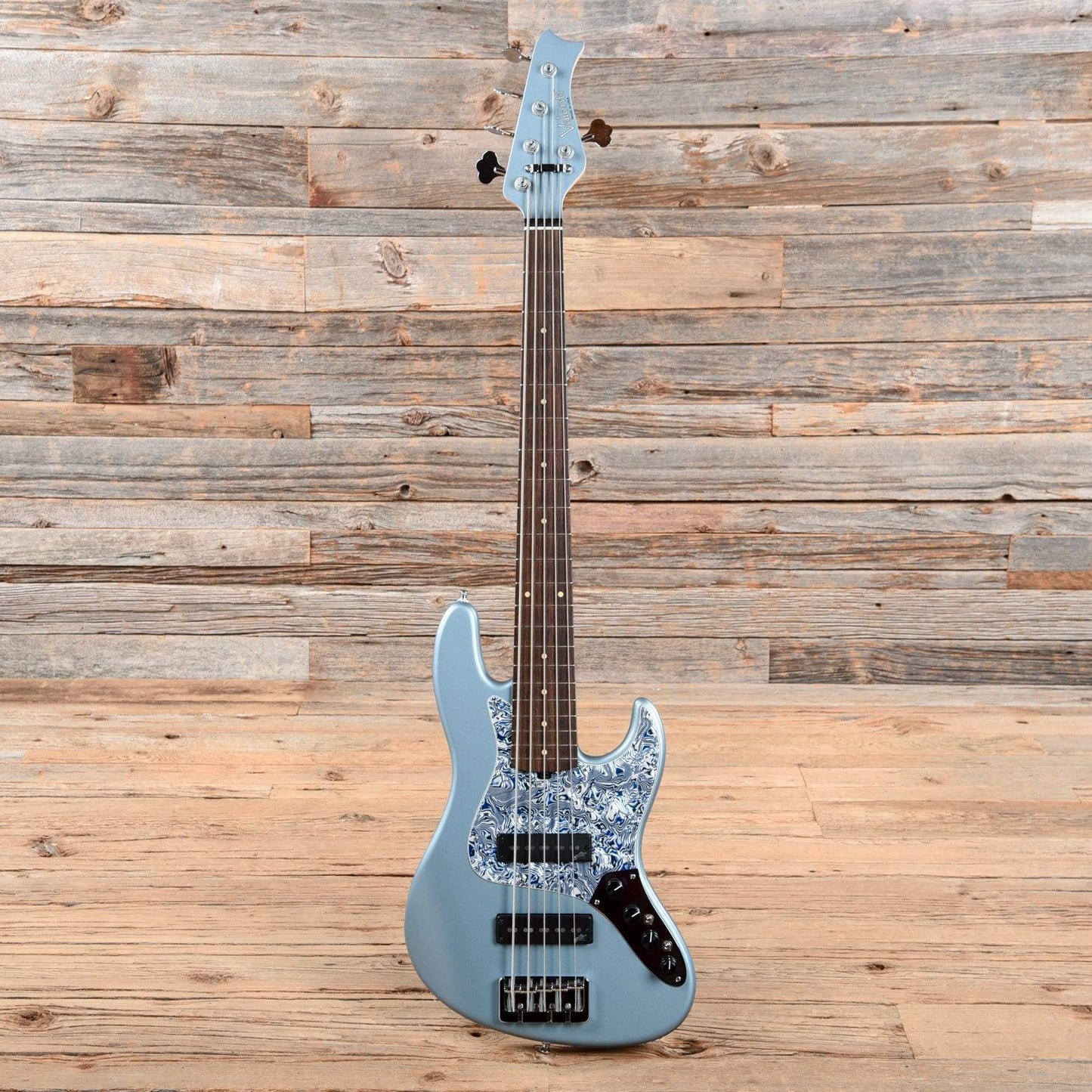 Valenti V21-J5 Blue Satin 2019 Bass Guitars / 5-String or More