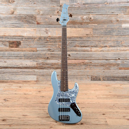 Valenti V21-J5 Blue Satin 2019 Bass Guitars / 5-String or More