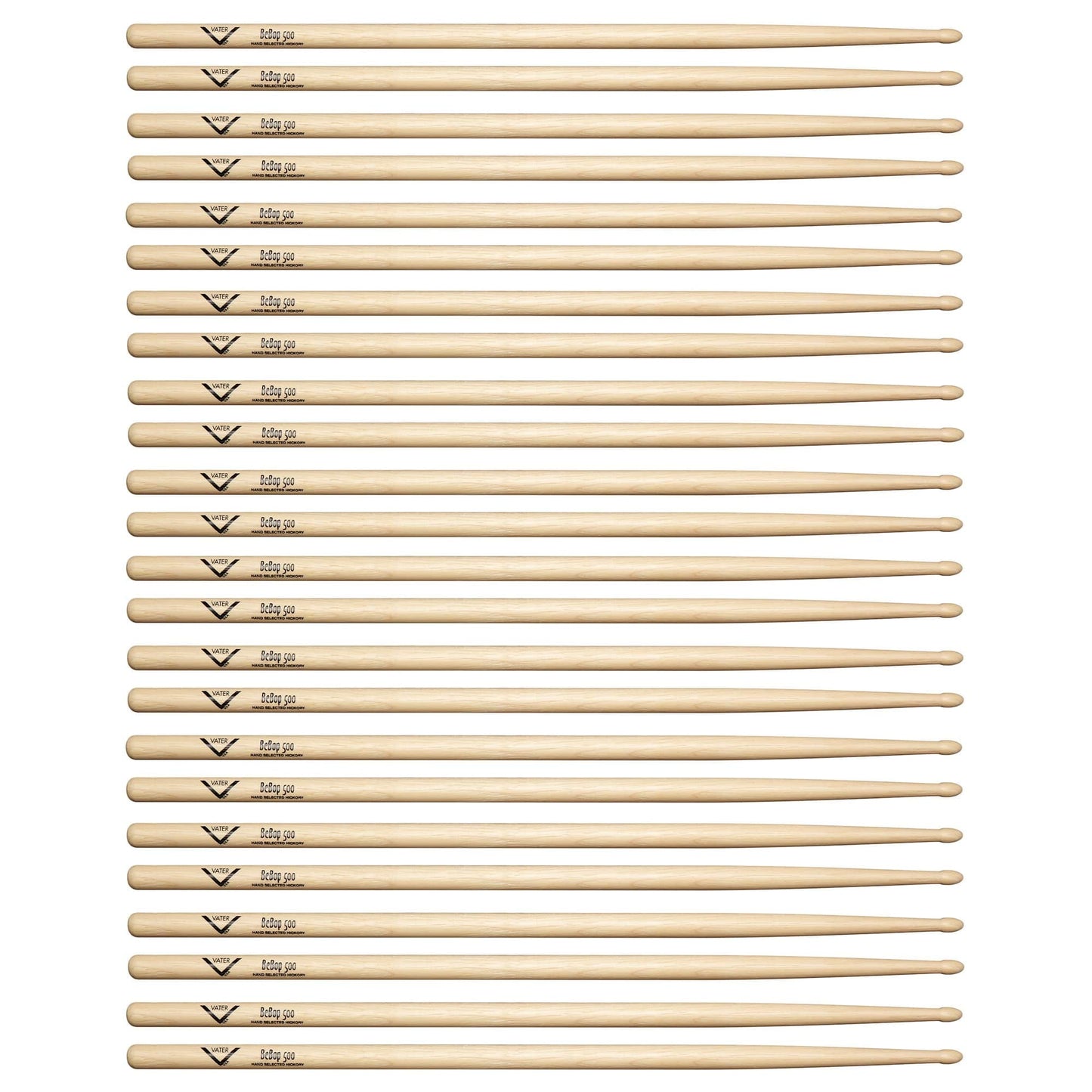 Vater BeBop 500 Drum Sticks (12 Pair Bundle) Drums and Percussion / Parts and Accessories / Drum Sticks and Mallets