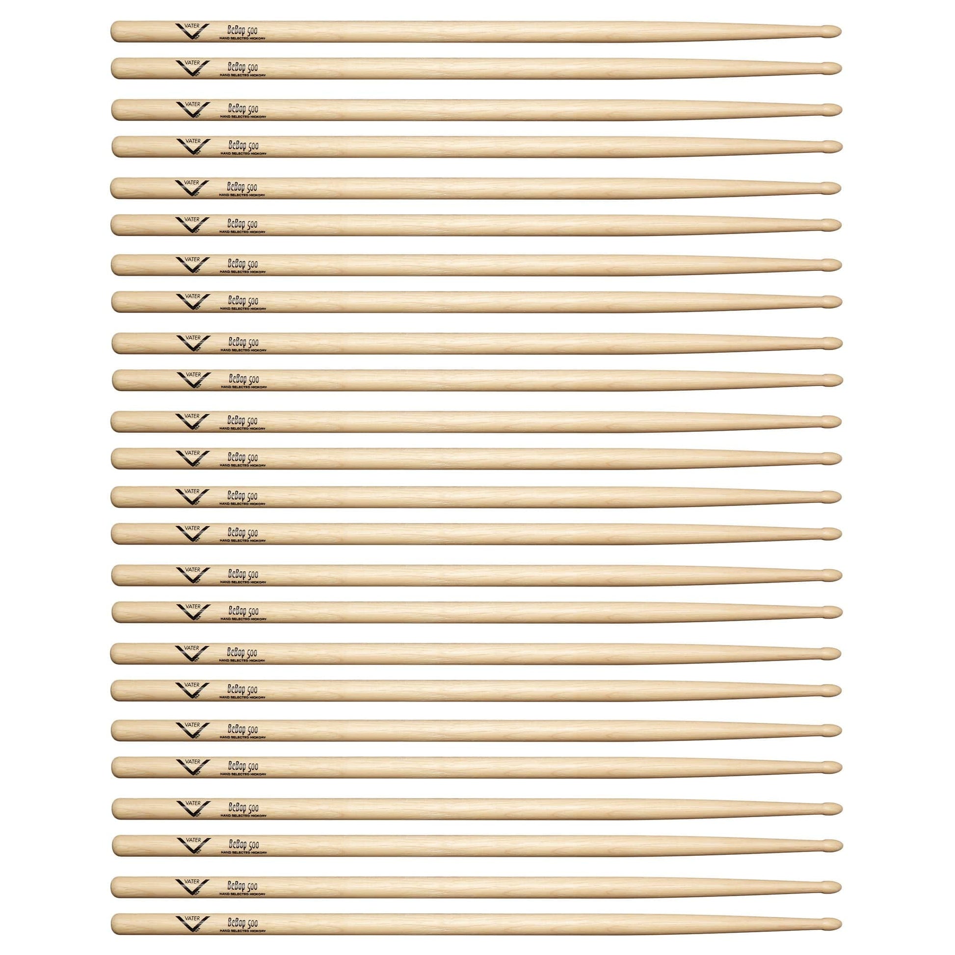 Vater BeBop 500 Drum Sticks (12 Pair Bundle) Drums and Percussion / Parts and Accessories / Drum Sticks and Mallets