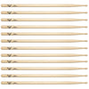 Vater Hickory 55AA Wood Tip Drum Sticks (6 Pair Bundle) Drums and Percussion / Parts and Accessories / Drum Sticks and Mallets