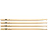 Vater Hickory 5B Wood Tip Drum Sticks (2 Pair Bundle) Drums and Percussion / Parts and Accessories / Drum Sticks and Mallets