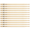 Vater Hickory 5B Wood Tip Drum Sticks (6 Pair Bundle) Drums and Percussion / Parts and Accessories / Drum Sticks and Mallets