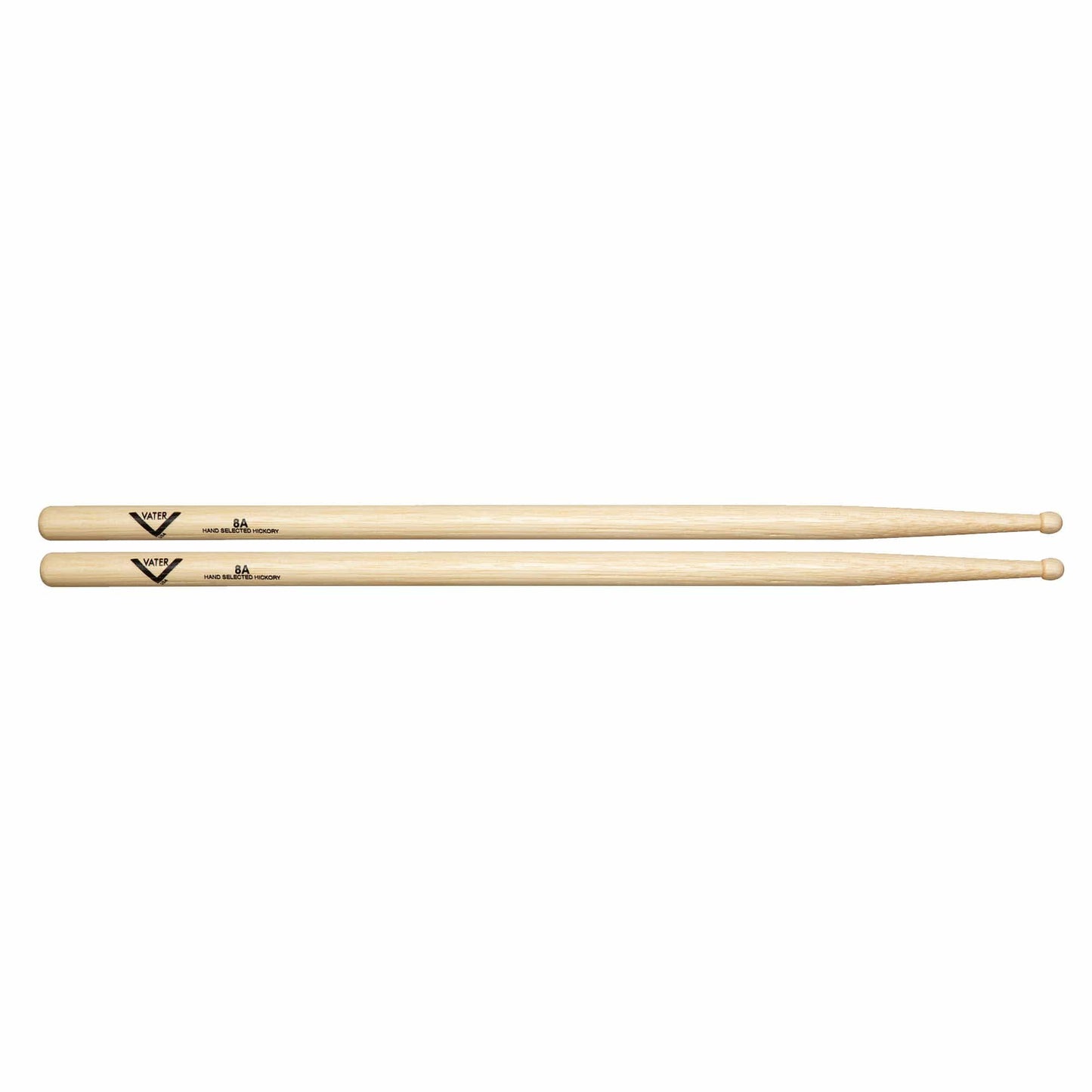 Vater Hickory 8A Wood Tip Drum Sticks Drums and Percussion / Parts and Accessories / Drum Sticks and Mallets