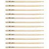 Vater Hickory Power 5B Wood Tip Drum Sticks (6 Pair Bundle) Drums and Percussion / Parts and Accessories / Drum Sticks and Mallets