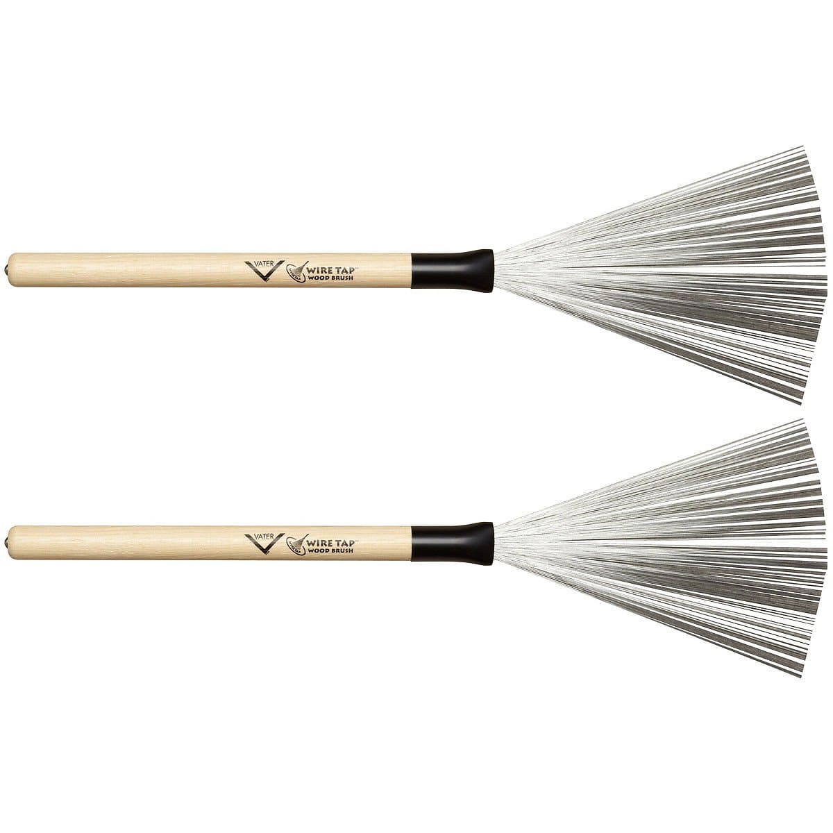 Vater Wood Handle Brushes VWTW Drumsticks Drums and Percussion / Parts and Accessories / Drum Sticks and Mallets