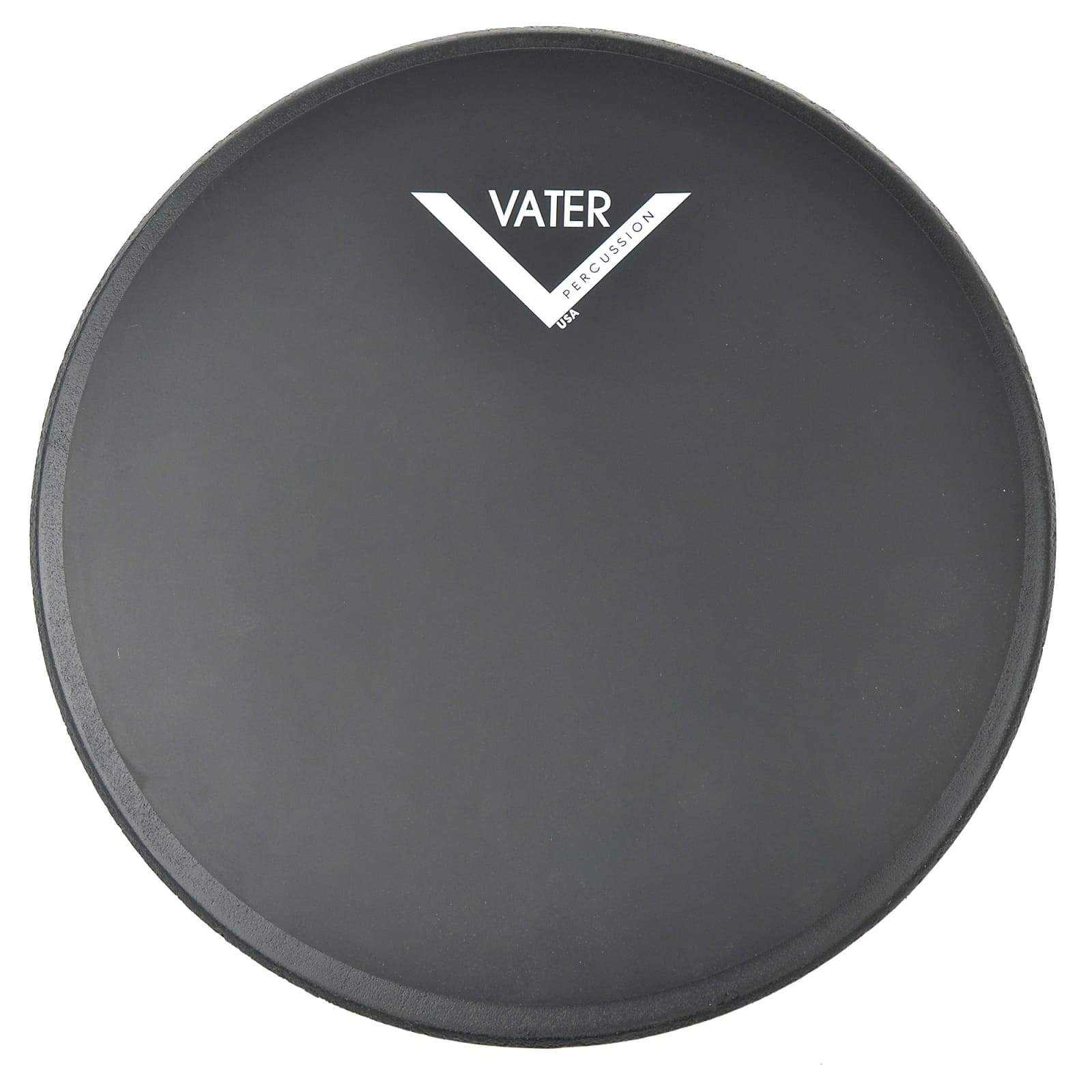 Pad Per Esercizi Vater VCB6S Chop Builder 6” – Superficie Morbida Monofacciale, Rosso/nero, Con Attacco Da 8 Mm Per Supporto Piatto