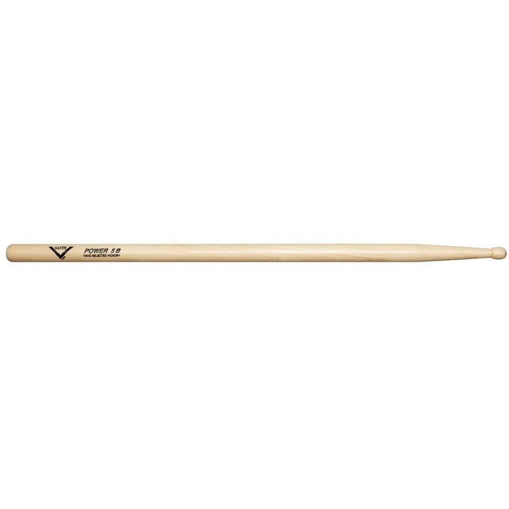 Vater Hickory Power 5B Wood Tip Drum Sticks Drums and Percussion
