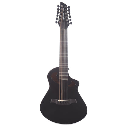 Veillette Avante Series Gryphon 18.5" Scale D-Tuned 12-String Acoustic-Electric Black Acoustic Guitars / 12-String