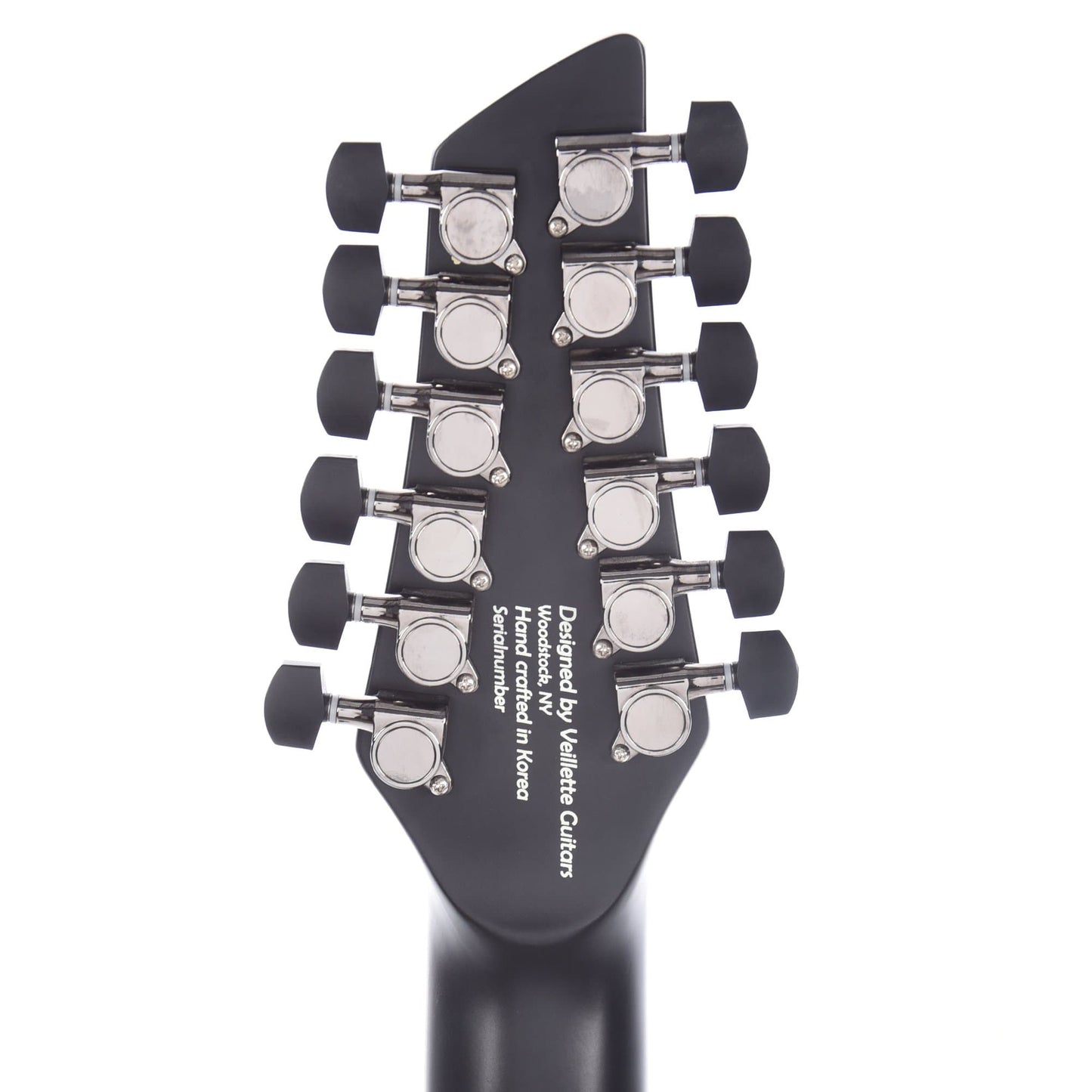 Veillette Avante Series Gryphon 18.5" Scale D-Tuned 12-String Acoustic-Electric Black Acoustic Guitars / 12-String