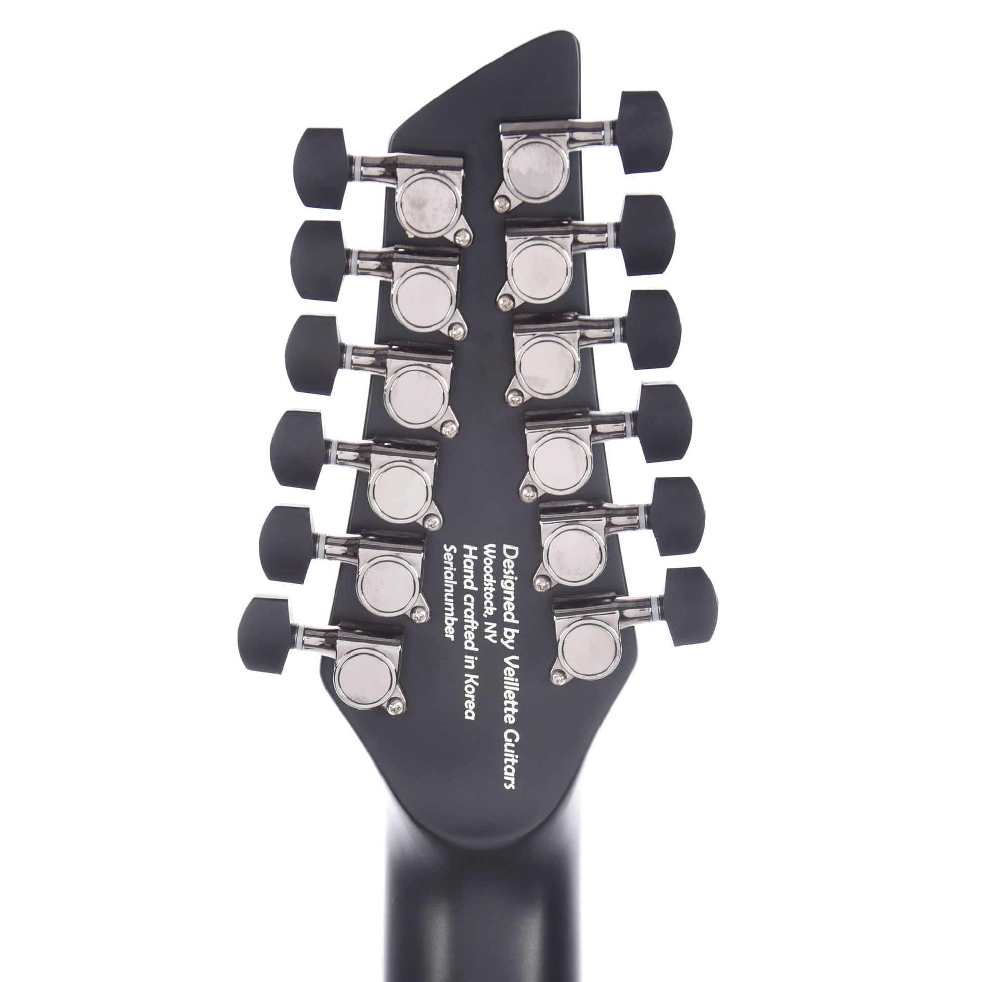 Veillette Avante Series Gryphon 18.5" Scale D-Tuned 12-String Acoustic-Electric Black Acoustic Guitars / 12-String