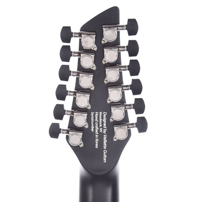 Veillette Avante Series Gryphon 18.5" Scale D-Tuned 12-String Acoustic-Electric Black Acoustic Guitars / 12-String
